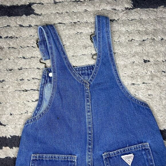Vintage Baby Guess Jeans 100% cotton denim overalls baby size 24 months - Picture 5 of 8